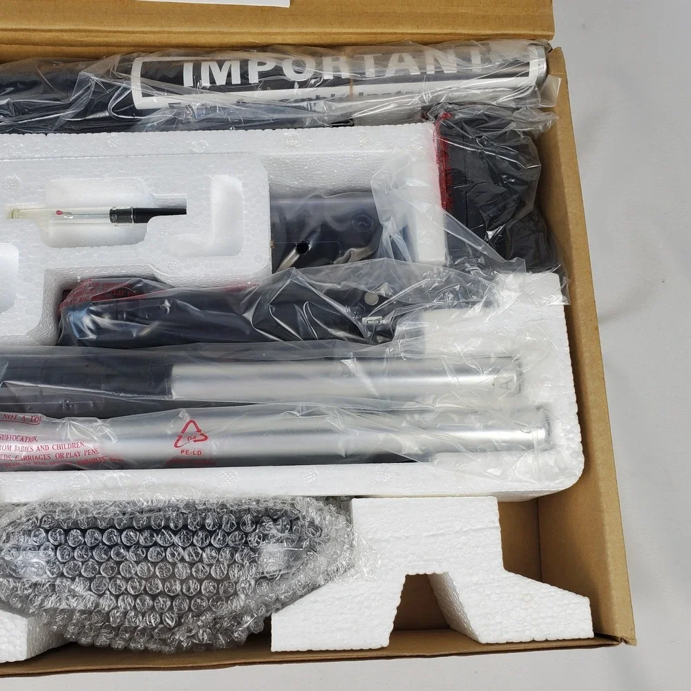 VTG SWIVEL SWEEPER 2006 Original Black Clear w/ Mini Sweeper NEW In Box w Manual